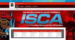 Desktop Screenshot of iscahockey.com